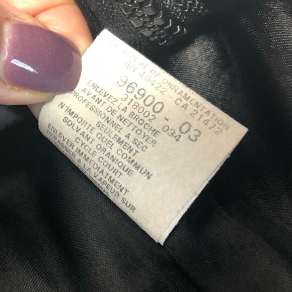 Scott McClintock 6 Elegant Cocktail Strapless Black Evening Rhinestone Top - Picture 6 of 8